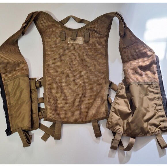 London Bridge Trading Co Molle Full Military Tactical Vest Load Bearing Brown - Picture 12 of 16